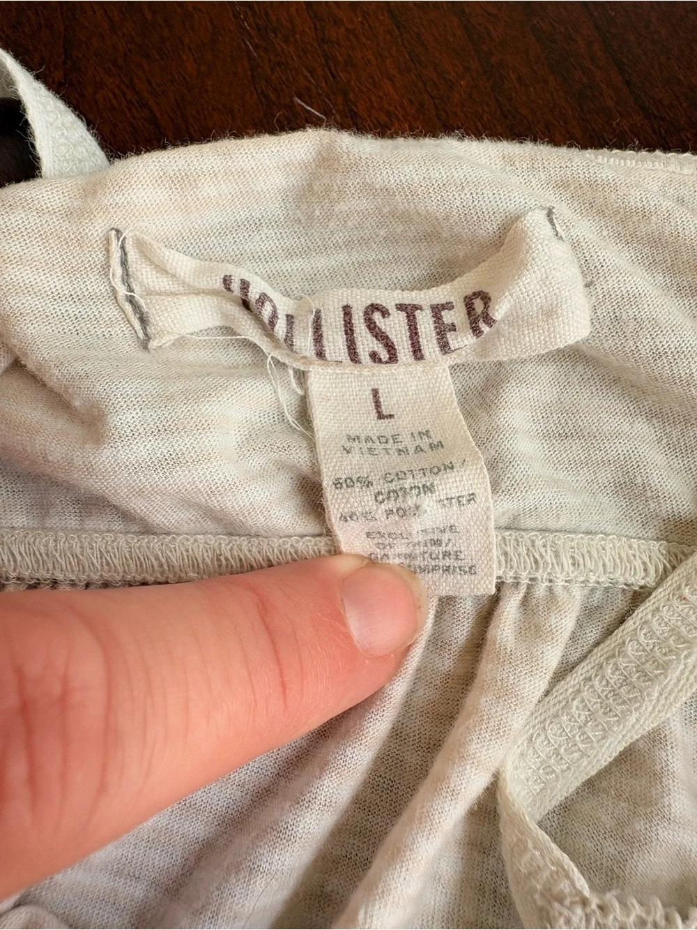 Hollister Lace-Trim Babydoll Cami Size Large - Picture 3 of 5